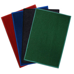 Kuber Industries Door Mats (Blue & Maroon & Grey & Green, Microfiber, Standard)
