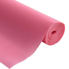 Heart Home Multipurpose Diamond Textured Super Strong Anti-Slip Mat Liner 1.50 Meter Roll (Pink) HEART0236