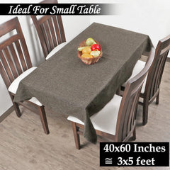 Kuber Industries Jute Center Table Cover, 40"x60" (Grey), Standard (HS39KUBMART023891)