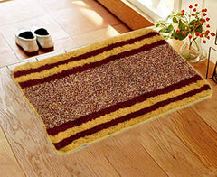 Heart Home CTHH4298 Standard Rectangular Design Soft Cotton Door Mat (Multicolor) 2 Pieces