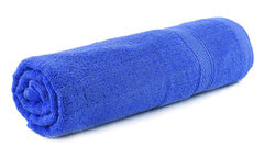 Heart Home Cotton Style Premium Bath Towel, 500 GSM(Blue)