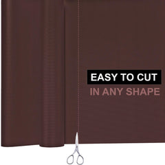 Kuber Industries 2 Pieces Multipurpose Diamond Textured Super Strong Anti-Slip Mat Liner,Size 45X500 cm (5 Meter Roll, Brown)