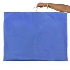 Kuber Industries 8 Pieces Half Transparent Non Woven Men's Coat Blazer Suit Cover (Royal Blue) -CTKTC41450