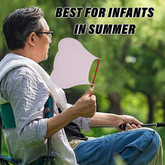 Heart Home Hand Fan | Plastic Hath Pankha | Hand Fan for Summer | Beejna for Natural Air | Caty Fan | Useful for Travel | Hand Fan for Cool Air | Pack of 3 | Pink
