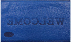 Kuber Industries CTKTC028987 PVC Anti Skid Polyvinyl Chloride Welcome Door Mat (Blue, Standard)