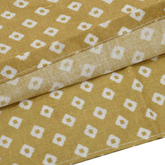 Heart Home Bandhej Print Breathable & Soft Cotton Pillow Cover for Sofa, Couch, Bed, Set of 2 (Sand) 54HH4122.