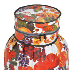 Heart Home Fruit Printed PVC Lpg Gas Cylinder Cover (Multicolour)-HS43HEARTH25617