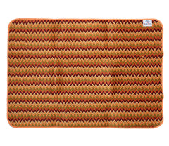 Heart Home Wave Design Bed Server Food Mat, Bedsheet Protector, Oil & Waterproof (Multi)-HS_38_HEARTH21047