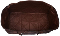 Kuber Industries Parachute Travel Duffle Bag (Brown),CTKTLUG1012