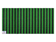 Heart Home Rubber Strips Design Door Mat for Porch/Kitchen/Bathroom/Laundry Room, 24"x72" (Green) 54HH4006.