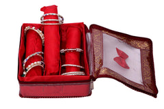 Kuber Industries Three Rod Zipper Bangle Organiser|Jewellery Organizer for Women and Girls (Maroon)