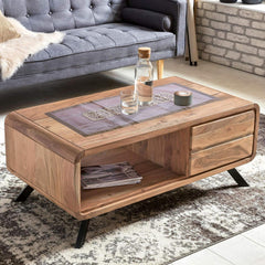 Heart Home Laminated Patch Floral Design PVC Transparent Luxurious Table Runner 40 x 80 Cm (Gold) - CTHH7494