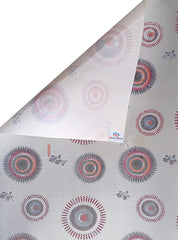 Heart Home Rangoli Print PVC Anti Slip Skid Shelf Mat, Shelf Liner for Wardrobe, Shelf, Kitchen Drawer, Cupboard Cabinet, 3 Mtr (White)-HS_38_HEARTH21367