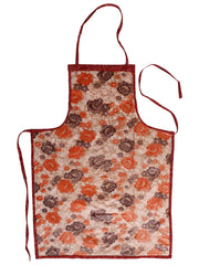 Kuber Industries Cotton 2 Piece Kitchen Apron with Front Pocket Set - Multicolour