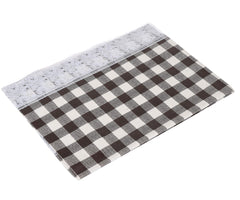 Kuber Industries 40"x60" Checkered Print PVC Table Cover for Center Table and 4 Seater Center Table (Brown) (HS_36_KUBMART018504)