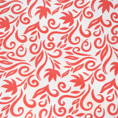 Kuber Industries Floral Design 4 Piece Non Woven Saree Cover, Red