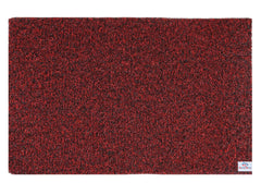 Heart Home Heavy Duty, Durable, Anti-Slip Door Mat for Entryway, Patio, Porch, 24"x16"- Pack of 3 (Brown & Black)-44HH0182