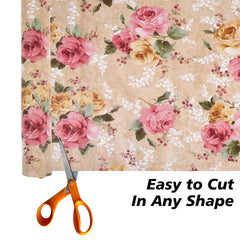 Heart Home Shelf Liner | Kitchen Cabinet Shelf Protector | Kitchen Liners for Cabinets and Drawers | Drawer Liner Mat | Printed Shelf Liner Roll | Cabinet Mat | 5 MTR | Pack of 2 | Green