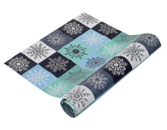 Heart Home Multicheck Printed PVC Anti Slip Skid Shelf Mat, 10 Mtr- Pack of 2 (Multicolor)