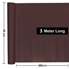 Kuber Industries 2 Pieces Multipurpose Diamond Textured Super Strong Anti-Slip Mat Liner,Size 45X300 Cm (3 Meter Roll, Brown) CTKTC045531