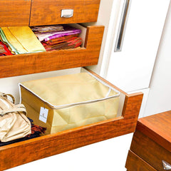 Kuber Industries 3 Pieces Non Woven Multi Saree Cover Set