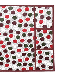 Kuber Industries Circle Design PVC Fridge Top Cover - Brown, Standard (CTKTC03830)