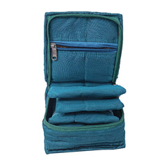 Heart Home Small Bow Design Cotton Jewellery Kit (Green) - CTHH12733