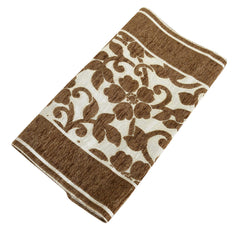 Heart Home Table Runner 14 x 42 inch Striped Rustic Table Runners with Tassels for Family Dinner, Farmhouse, Wedding Party Holiday Decorations, Coffee (Brown)-HHEART15607, Standard