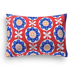 Kuber Industries 100 Percent Cotton 144 TC Single Bed Sheet with 1 Pillow Covers (Red), CTKTC13541,Standard