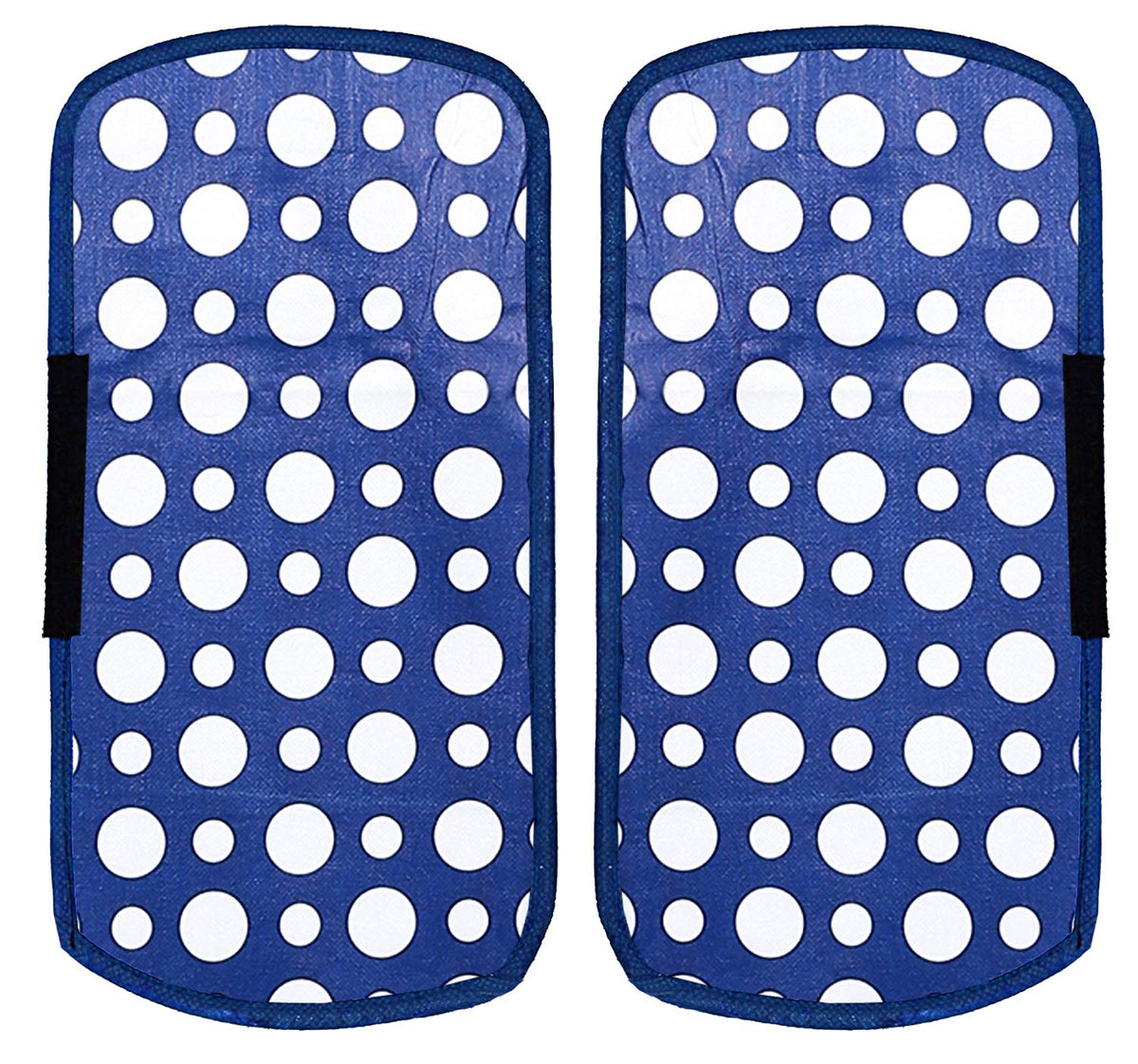 Kuber Industries Dots Design PVC 2 Pieces Fridge/Refrigerator Handle Cover (Sky Blue) CTKTC33596