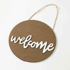 Kuber industries Door Decor Panel|Wall Hanging Wooden Frame Board|Decorative Items for Living Room, Bedroom, Entrance (Brown)