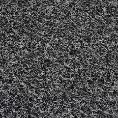 Kuber Industries Double Shade Thread Rubber Anti Slip Door Mat (Black and White, 16" x24'') - CTKTC039948