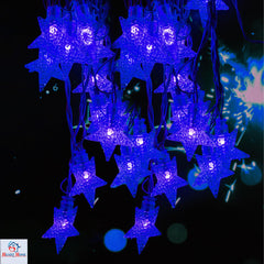 Heart Home Diwali Lights | 20 Stars Fairy Lights for Diwali | Christmas | Home Decoration | Indoor & outdoor | Diwali Lights for Decoration | Chota Star | Blue