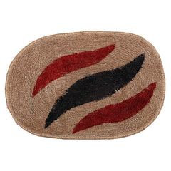 Kuber Industries Cotton 2 Pieces Anti Slip Door Mat 14.5"x21.5" (Brown) -CTKTC29290