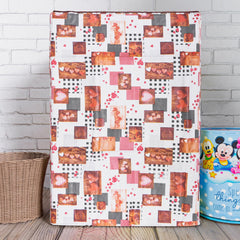 Heart Home Washing Machine Cover | Dil Check Print Washing Machine Cover | Soft PVC | Top Load Fully-Automatic Washing Machine Cover | White