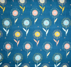 Heart Home Flower Printed Luxurious Soft Breathable & Comfortable Cotton Double Bedsheet with 2 Pillow Covers (Green)-HS43HEARTH26813