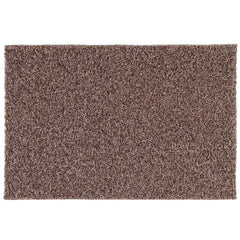 Kuber Industries CTKTC039957 Double Shade Polyvinyl Chloride Thread Rubber Anti Slip Door Mat (16" x24'' Brown and Cream)