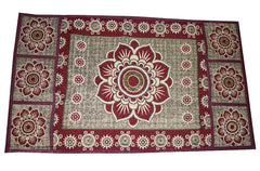 Kuber Industries Cotton Fridge Top Cover - Maroon, Standard (FRERDDGG03)