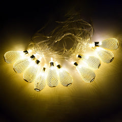 Kuber Industries Diwali Lights | Diwali String Light For Décor | Lights for Christmas | Lights for Navratri | Lights for Party | Lights for Indoor & Outdoor | Litchi String Lights | Golden