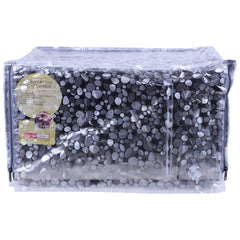 Kuber Industries 3D Stone Design PVC Transparent Microwave Oven Full Closure Cover for 20 Litre (Transparent) - CTKTC040345