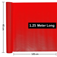 Kuber Industries 2 Pieces Multipurpose Textured Super Strong Anti-Slip Mat Liner,Size 45X125 Cm (1.25 Meter Roll, Red) - CTKTC040198