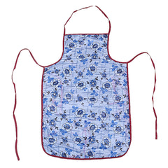 Kuber Industries Checkered Design Cotton Waterproof Apron with Front Pocket (Black)-CTKTC29848