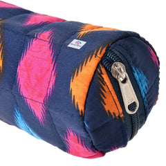 Heart Home Navajo Printed Single Rod Cotton Bangle Organizer/Case/Holder/Pouch- Pack of 2 (Blue)-50HH0774