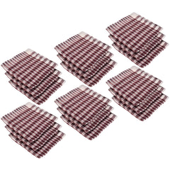 Kuber Industries Duster | Wet Dry Cleaning Napkin | Cotton Kitchen Duster | 300 GSM Kitchen Cleaning Clothes | Pocha For Kitchen | Car | Desk | Fan | Set of 18 | 101 | Maroon