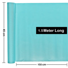 Heart Home Multipurpose Diamond Textured Super Strong Anti-Slip Mat Liner, Size 45X150 Cm (1.50 Meter Roll, Light Blue) HEART0224