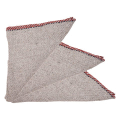 Kuber Industries Floor Cleaning Pocha | Plain Duster Cloth | Cotton Reusable Sweeping Cloth For Home | Small | Kitchen | 18x18 Inch | Pack of 6 | White