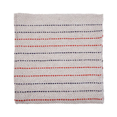 Kuber Industries Floor Cleaning Pocha | White Lining Khadi Duster Cloth | Cotton Reusable Sweeping Cloth For Home | Kitchen | Large | 28x28 Inch | Pack of 9 | White