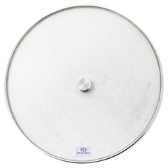Heart Home Stainless Steel Vessel Net Cover/Lid/Strainer/Splash & Splatter Guard, 12 Inch (Silver), Standard