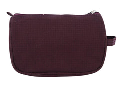 Heart Home Toiletry Travel Bags Shaving Kit/Pouch/Bag for Men and Women with 2 Main Compartment (Set of 2, Wine)-HEART11930