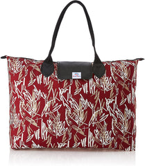 Heart Home Rexien Shopping Bags for Carry Milk Grocery Fruits Vegetable with Reinforced Handles jhola Bag (Maroon)